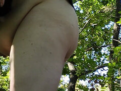 I Watch My Stepmom Masturbate Her Pussy in the Park Before Squirting