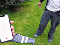 Hanrej, Udendørs, Pov, Barberet, Tatovering, Bryster, Kone