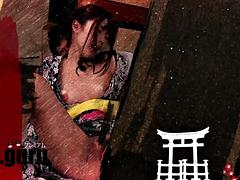 Leie, Asiatisch, Grosse titten, Blasen, Japanische massage, Titten