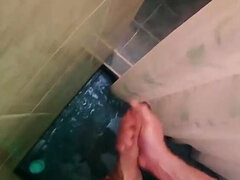 Stepmom LadyRoma Gives Handjob in Bathroom - Taboo Family Sex