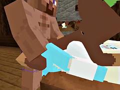 The Jenny mod Fapcraft Minecraft - Its Bia and Allie the genie and I am fucking them both