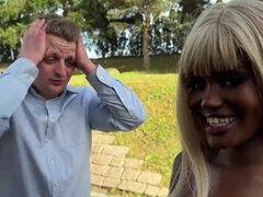 Lexi Luv is going to surrender to his mighty white cock