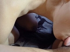 Our curvy stepmom joins in when she catches us having an orgy