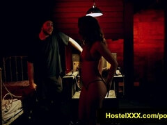 HostelXXX Liza Rowe Taxi to BDSM Torment