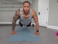 Grande cazzo, Nero, Sborrata, Occhiali, Palestra, Muscolo, Tatuaggi