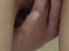 Amatör, Badrum, Kvinna, Lesbisk, Onani, Orgasm, Fitta, Mager