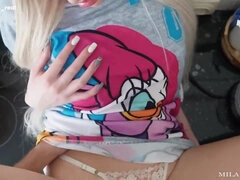 Amatőr, Szőke, Cumizás, Ondó fröcskölés, Pénisz, Kőkemény, Házi készítésű