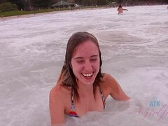 Amateur, Bikini, Exhib, De plein air, Pov, Public, Chatte, Maigrichonne