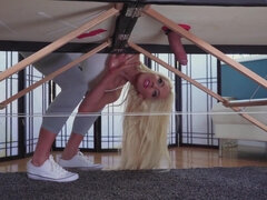 Grote kont, Grote mammen, Blond, Masseren