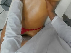 Massage Session with Latina Very Rich