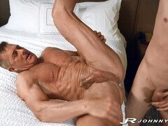 Johnny Rapid rides muscular coach Matthew Figata's cock hard and bare