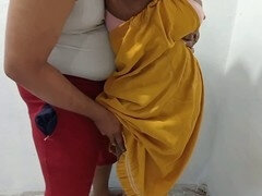 Asiat, Hjemmelavet, Indier, Ældre kvinde, Brystknepning