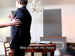 Kukk suging, Cougar, Hd, Moden, Milf, Kort hår, Strømper, Lærer