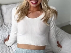 Strand, Blond, Pijpbeurt, Fetisj, Hd, Ondergoed, Gezichtspunt, Zuigen