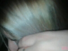 Grote mammen, Blond, Pijpbeurt, Auto, Sperma, Lul, Hd, Slet