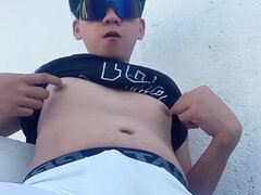 Pinoy Masturbates Again at the Back of Basketball Court