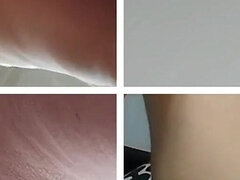 Amateur Wife Fingers Pussy Orgasm with Moans. Latina Big Ass, Big Tits.