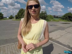 Public Agent (FakeHub): Russian Goldilocks Creampied Outdoors