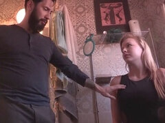 Badkamer, Pijpbeurt, Sperma in gezicht, Tieten likken