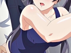 Anal, Sucer une bite, Éjaculation interne, En levrette, Doigter, Bureau, Chatte, Jouets