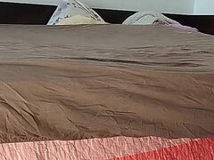 Amateur Wife Tries on Clothes and Cuts Them