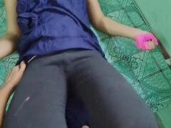 Desi village beauty gets intimate with her stepbrother