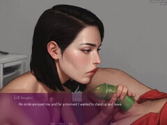 Mila Ai - Liz Got Horny When She Saw the Handsome Security Guard - Addont - by Porn Game 4u