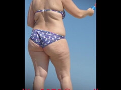 Plumper Women Pawg Fatty Bum Beach Candid