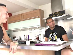 Curvy stepmom rides cock good young buddy