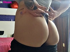 Amateur, Noire, Noir ébène, Fétiche, Gym, Fille latino, Culottes ou slips, Sport