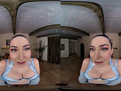 Busty babe Jewelz Blu seduces you until you go crazy VR porn