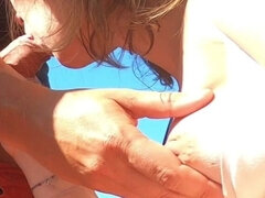 素人, デカ尻, フェラチオ, ヨーロピアン, 淫乱熟女