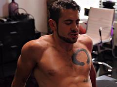커플, 페티쉬, 게이, Hd, 다른 인종간의, 근육