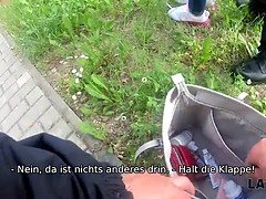 Sofia Lee gets brutally fucked by security officer in 4K - Diebin wird hart gefickt!