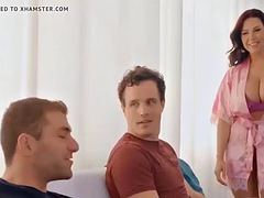 Heavy Breasted MILF Fucks Her Sons Friend