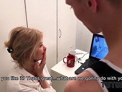 Fafanje, Evinja, Globoko grlo, Zrela, Milf, Mama, Učitelj