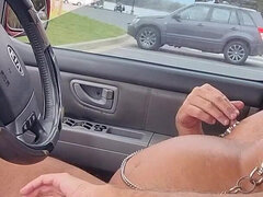 В машине, Домашнее видео, Мастурбация, Зрелые, Соло