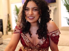 큰 엉덩이, 오랄섹스, 흑갈색 머리, 핸드잡, 하드코어, 인도인, 밀프, 셀카