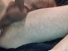 Taking Hand While Masturbating My Hard Cock