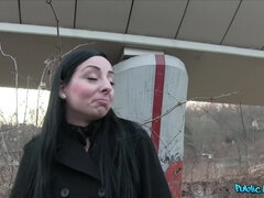 Rock Chick Gets Fucked Outside In Public Place 1 - Mortica