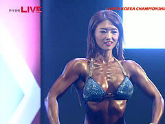 steaming And super-cute Korean Muscle gals