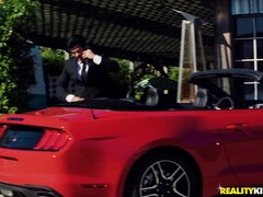 Brunette's Steamy Prank Outdoor Romance Sparks Wild Passion