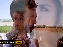 Blonde slut Alina Lopez fucks inked cop to get off