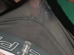 Chubby Boy Cumming in Black Undies