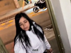 Little Slut Leaves with a Fan That Has Just Met