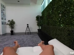 Isot tissit, Ruskeahiuksinen, Naamallinen, Nainen, Hd, Näkökulma pov, Soolo, Tatuointi