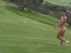 Beauté, Brunette brune, Gorge profonde, Femelle, Hd, Naturelle, Chatte, Solo