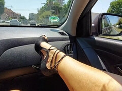 Leie, Wohlbeleibte schöne frauen, Auto, Paar, Absätze, Reif, Party, Rumänisch