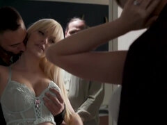 Blondinka, Klasika, Rogonosec, Lepe, Globoko grlo, Hd, Dokolenke, Joške