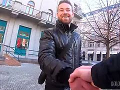 Par, Hanrej, Tjeckisk, Hd, Pengar, Pov, Offentlig, Fru